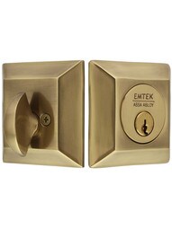 Quincy Solid Brass Single-Cylinder Deadbolt